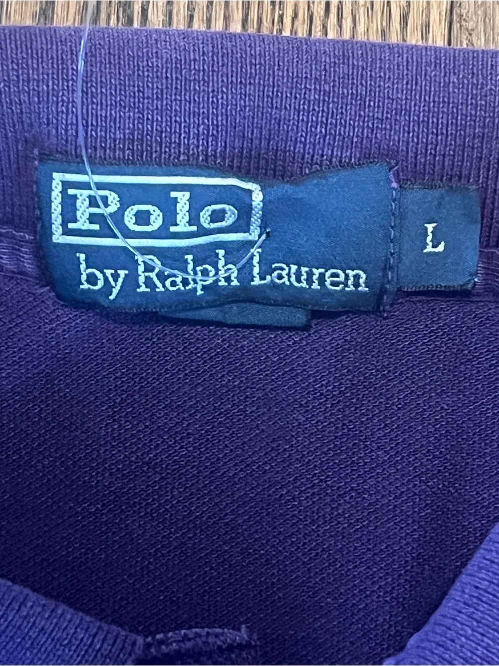 Ralph Lauren Men's Polo Shirt in Purple with Green Pony